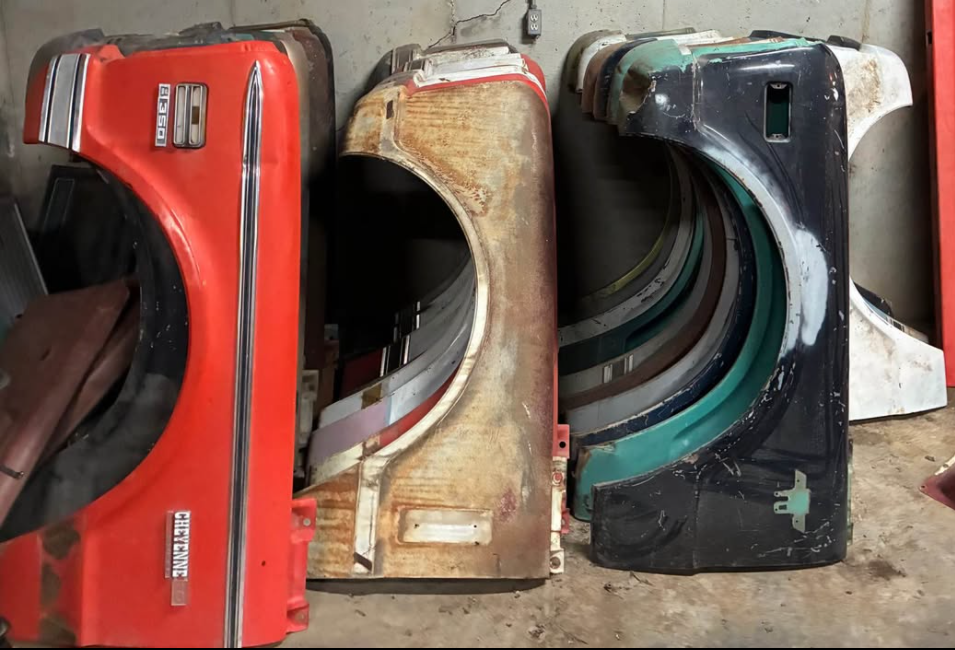 67 - 72 Chevy GMC driver side truck fender