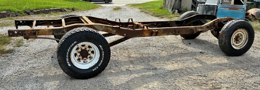 72 Chevy C20 Truck Rolling Frame with DISC brakes