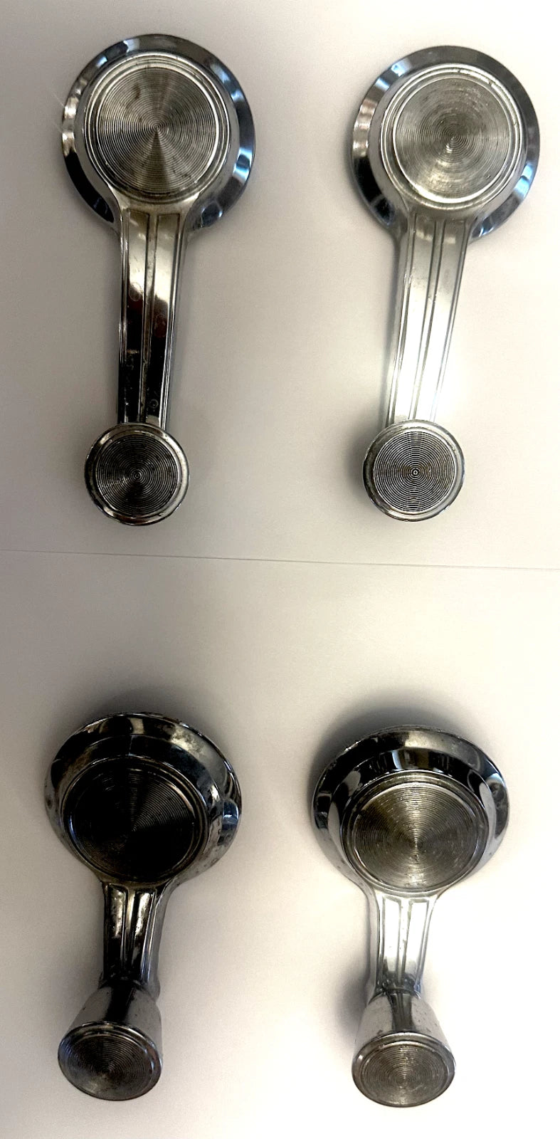 1962-1968 GM Chevrolet Impala OEM Window and Wing Cranks Chrome Knob