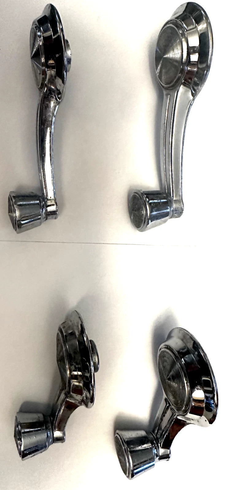 1962-1968 GM Chevrolet Impala OEM Window and Wing Cranks Chrome Knob