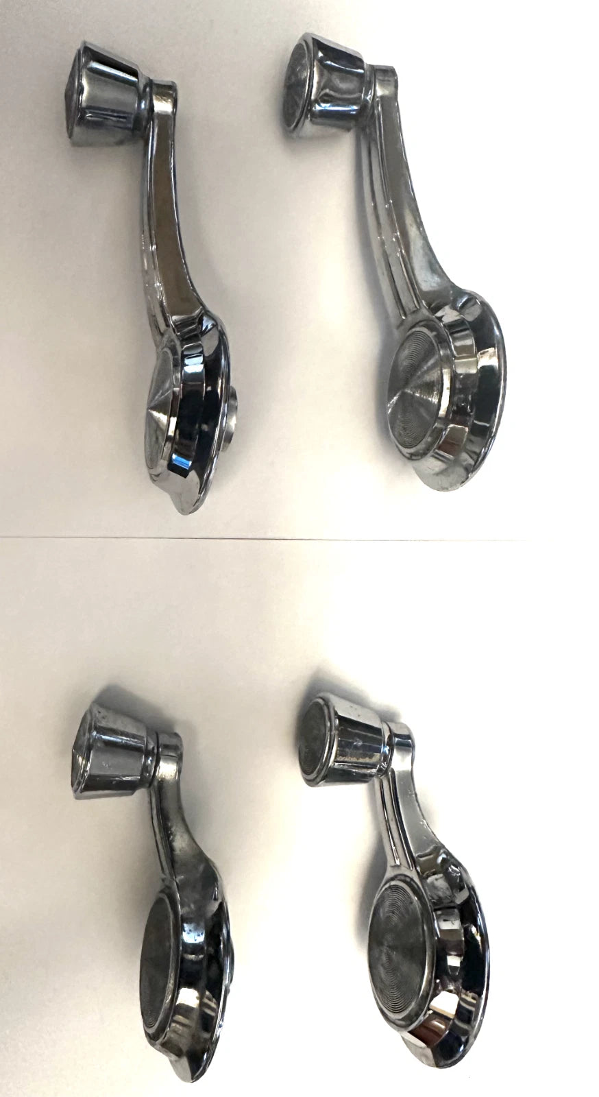 1962-1968 GM Chevrolet Impala OEM Window and Wing Cranks Chrome Knob
